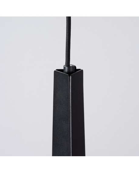 Lampa wisząca PRYSM 1 czarna Sollux SL.1400