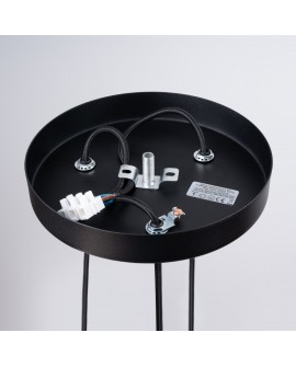 Lampa wisząca PRYSM 3P czarna Sollux SL.1401