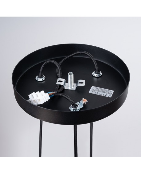 Lampa wisząca PRYSM 3P czarna Sollux SL.1401