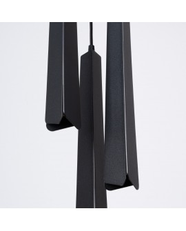 Lampa wisząca PRYSM 3P czarna Sollux SL.1401