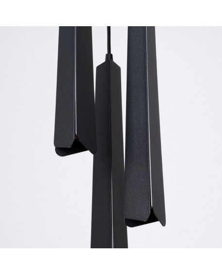 Lampa wisząca PRYSM 3P czarna Sollux SL.1401