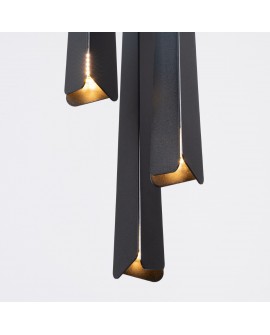 Lampa wisząca PRYSM 3P czarna Sollux SL.1401