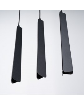 Lampa wisząca PRYSM 3L czarna Sollux SL.1402