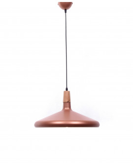 NOWOCZESNA LAMPA WISZĄCA SKANDYNAWSKA ZWIS RÓŻOWE ZŁOTO BAFIDO C1
