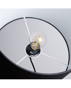 Lampa wisząca NOVA 30 czarna Sollux SL.1405