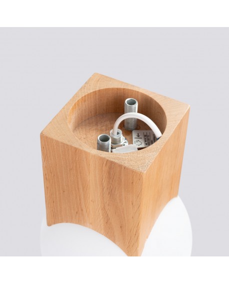 Plafon SOLIS naturalne drewno Sollux SL.1407