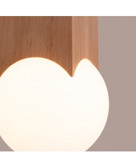 Plafon SOLIS naturalne drewno Sollux SL.1407