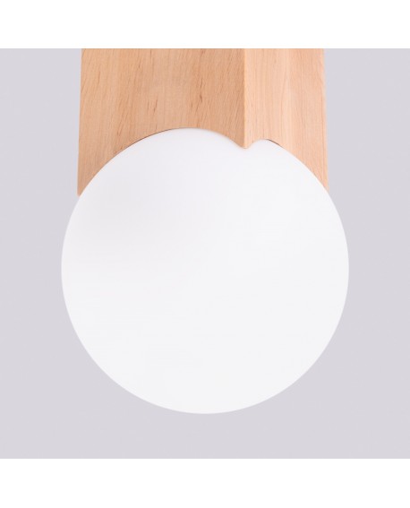 Plafon SOLIS naturalne drewno Sollux SL.1407