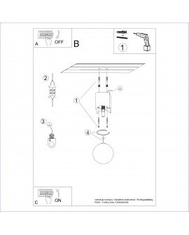 Plafon SOLIS naturalne drewno Sollux SL.1407