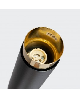 Plafon NERO 12,5 czarny/złoty Sollux SL.1410