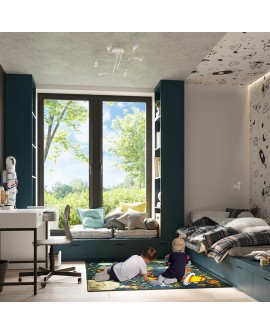 Żyrandol VECTOR 6 biały Sollux SL.1443