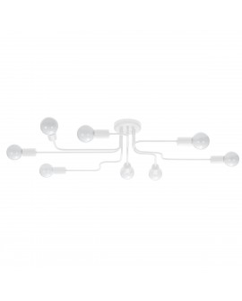Żyrandol VECTOR 8 biały Sollux SL.1444