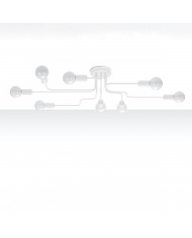Żyrandol VECTOR 8 biały Sollux SL.1444