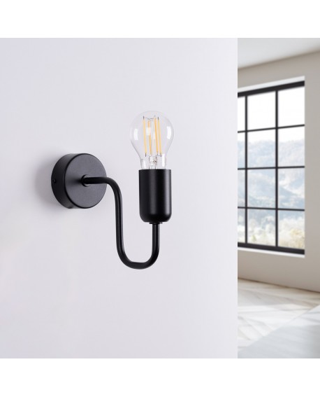 Kinkiet VECTOR czarny Sollux SL.1445