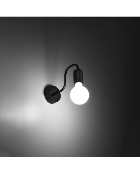 Kinkiet VECTOR czarny Sollux SL.1445