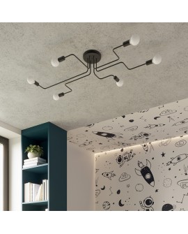 Kinkiet VECTOR czarny Sollux SL.1445