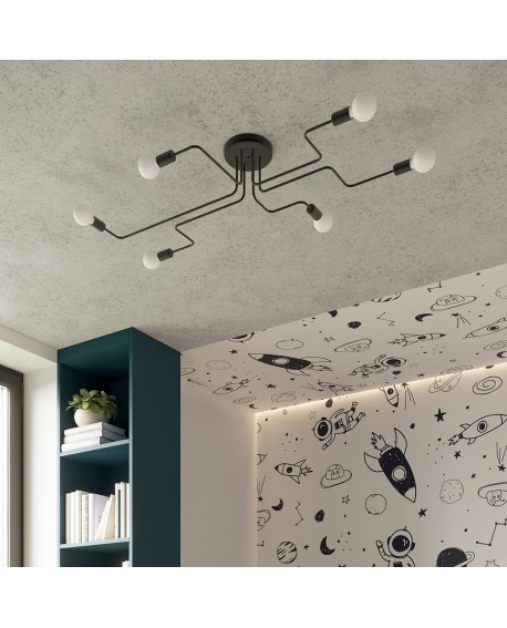 Kinkiet VECTOR czarny Sollux SL.1445