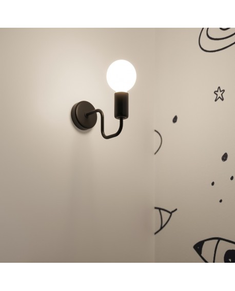 Kinkiet VECTOR czarny Sollux SL.1445