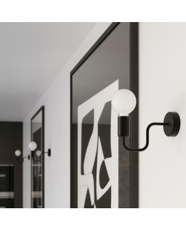 Żyrandol VECTOR 8 czarny Sollux SL.1448