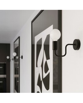 Żyrandol VECTOR 8 czarny Sollux SL.1448