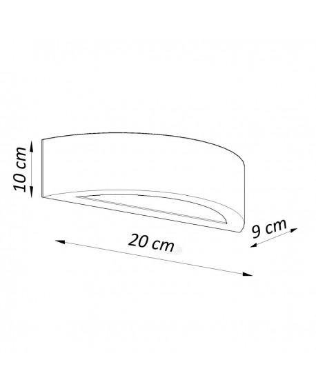 Kinkiet Ceramiczny ATENA 20 Sollux SL.1458