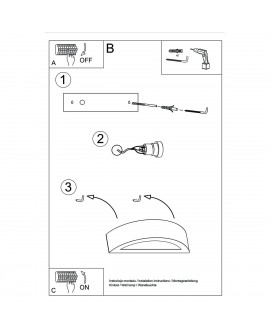 Kinkiet Ceramiczny ATENA 20 Sollux SL.1458