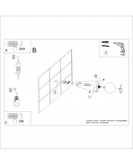 Kinkiet YOLI 1 biały Sollux SL.1460