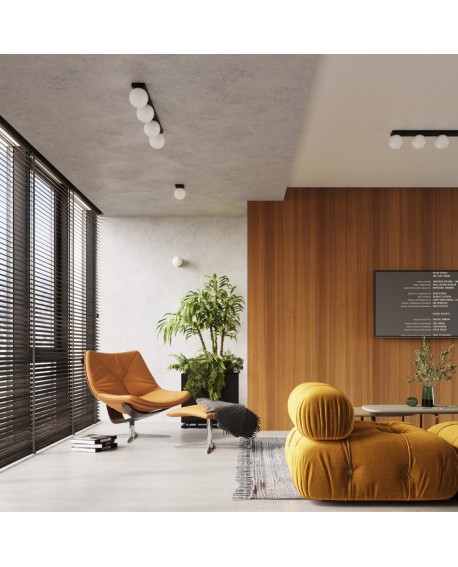 Kinkiet YOLI 1 czarny Sollux SL.1461