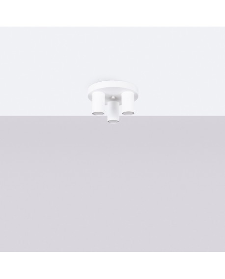 Plafon LAGOS 3P biały Sollux SL.1464