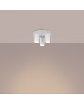 Plafon LAGOS 3P biały Sollux SL.1464