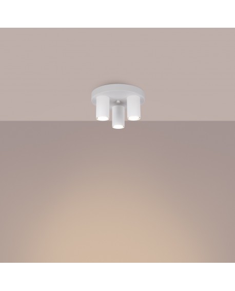 Plafon LAGOS 3P biały Sollux SL.1464