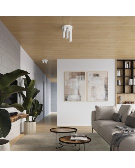 Plafon LAGOS 5P biały Sollux SL.1465