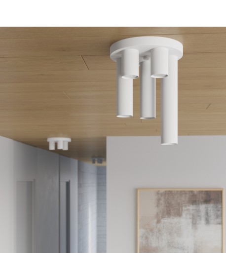 Plafon LAGOS 5P biały Sollux SL.1465