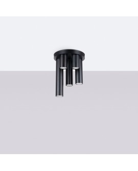 Plafon LAGOS 5P czarny Sollux SL.1467