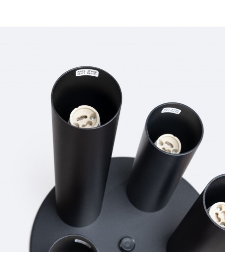 Plafon LAGOS 5P czarny Sollux SL.1467