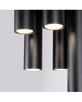 Plafon LAGOS 5P czarny Sollux SL.1467