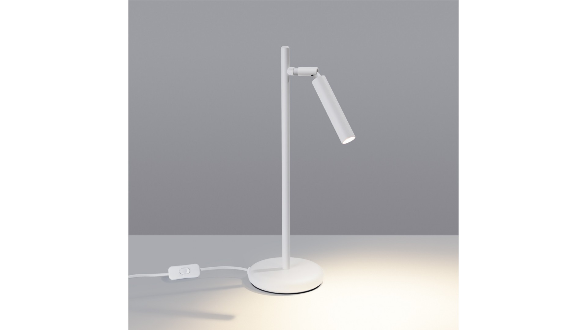 Lampa biurkowa PASTELO biała Sollux SL.1468