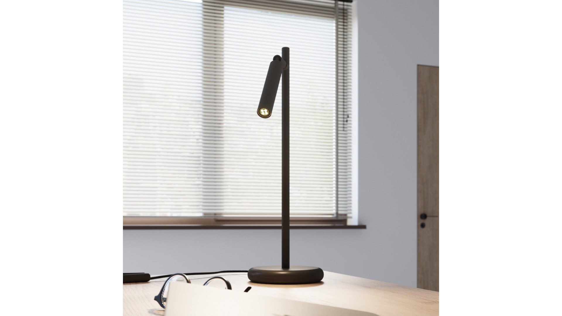 Lampa biurkowa PASTELO czarna Sollux SL.1469