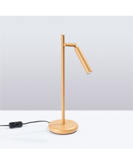 Lampa biurkowa PASTELO złota Sollux SL.1470