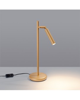 Lampa biurkowa PASTELO złota Sollux SL.1470