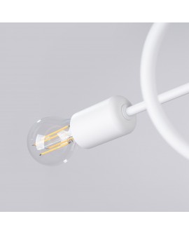 Żyrandol LOOP 2 biały Sollux SL.1471