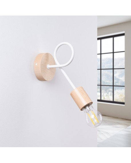 Kinkiet EMBER biały Sollux SL.1473