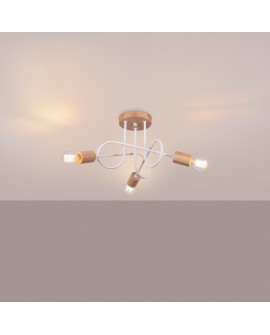 Żyrandol EMBER 3 biały Sollux SL.1474