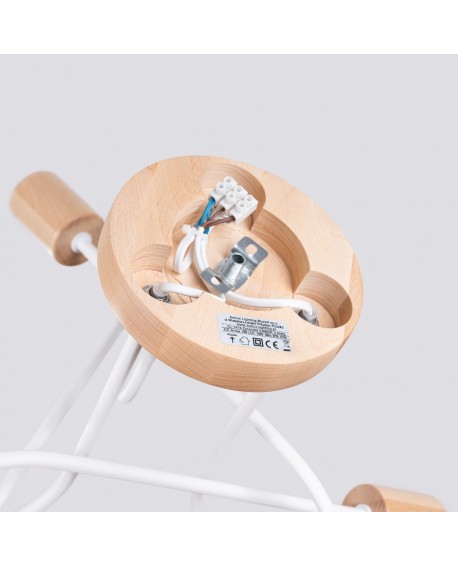 Żyrandol EMBER 3 biały Sollux SL.1474