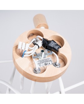 Żyrandol EMBER 5 biały Sollux SL.1475