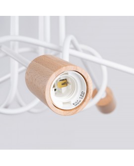 Żyrandol EMBER 5 biały Sollux SL.1475