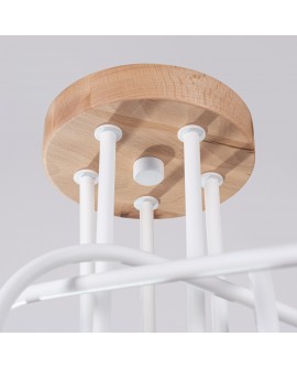 Żyrandol EMBER 5 biały Sollux SL.1475