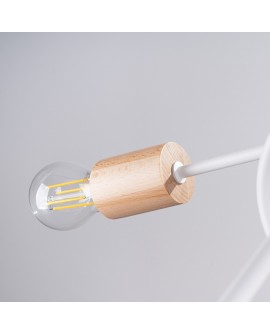 Żyrandol EMBER 5 biały Sollux SL.1475