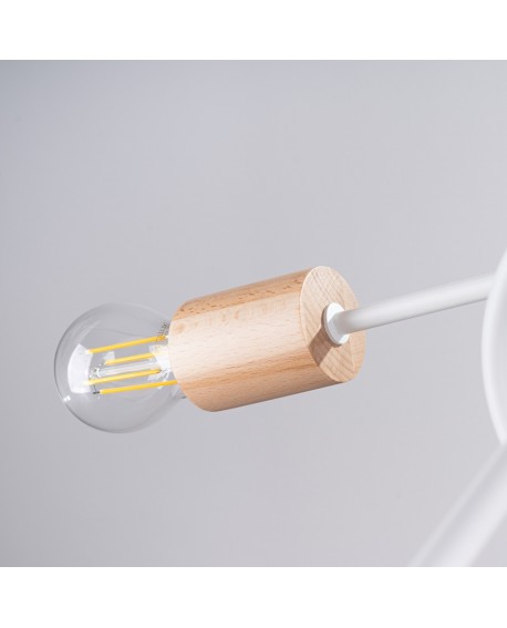 Żyrandol EMBER 5 biały Sollux SL.1475