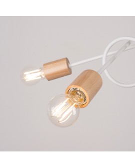 Żyrandol EMBER 5 biały Sollux SL.1475